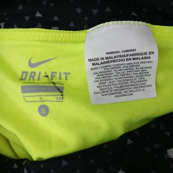 Nike neon yellow shorts size spots - Picture 4 of 4
